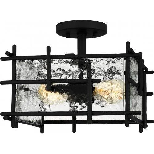 Track lighting with multiple heads for flexibilityDaphne 2-Light Semi Flush Mount