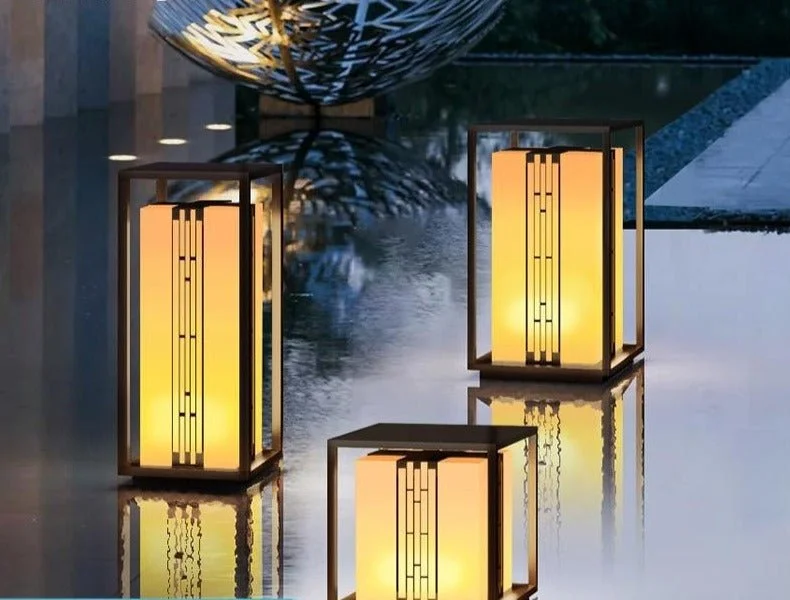 Lawn Lamp Outdoor Post Light Garden Light Landscape Lighting Electricity Column Head Light Waterproof Courtyard Street Lamps Lawn Lamp Outdoor Post Light Garden Light Landscape Lighting Electricity Column Head Light Waterproof Courtyard Street Lamps