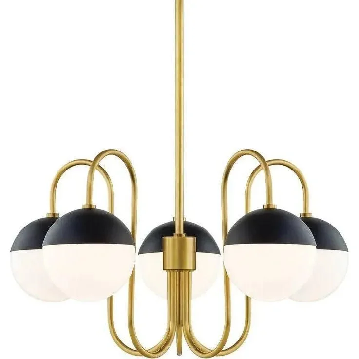 Track lighting for creating a moody atmosphereRenee Chandelier