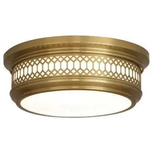 Track lighting with colored glass accentsWilliamsburg Tucker Flushmount
