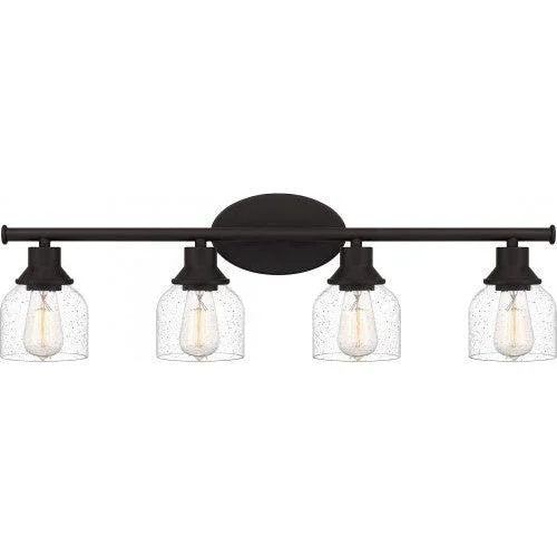 Track lighting with a decorative track designCaverly 4-Light Bath Light