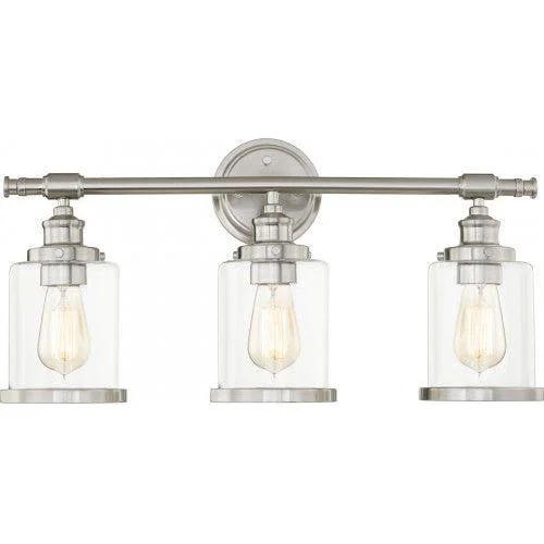 High - lumen track lighting for bright spacesDixie 3-Light Bath Light