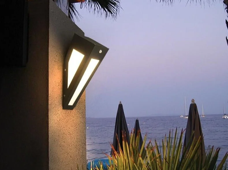 Modern Solar Wall Light Outdoor Garden Wall Lamp Waterproof Electricity Human Body Sensor Wall Lighting Courtyard Porch Light Modern Solar Wall Light Outdoor Garden Wall Lamp Waterproof Electricity Human Body Sensor Wall Lighting Courtyard Porch Light