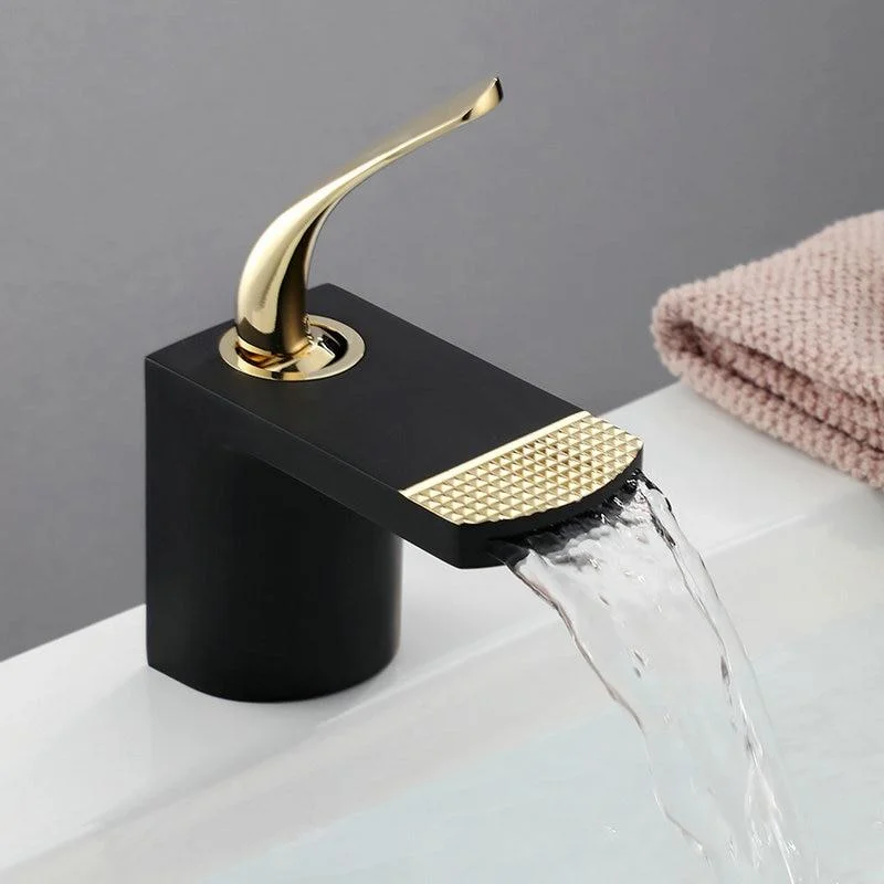 Basin Faucets White Gold Bathroom Faucet Hot and Cold Mixer Tap Black Brass Toilet Sink Water Crane Waterfall Basin Faucets White Gold Bathroom Faucet Hot and Cold Mixer Tap Black Brass Toilet Sink Water Crane Waterfall