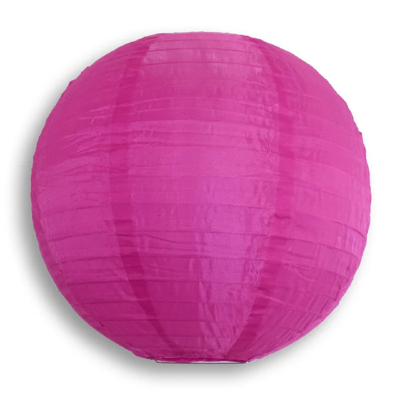 BLOWOUT 30" Ultra Violet Jumbo Shimmering Nylon Lantern, Even Ribbing, Durable, Dry Outdoor Hanging Decoration BLOWOUT 30" Ultra Violet Jumbo Shimmering Nylon Lantern, Even Ribbing, Durable, Dry Outdoor Hanging Decoration