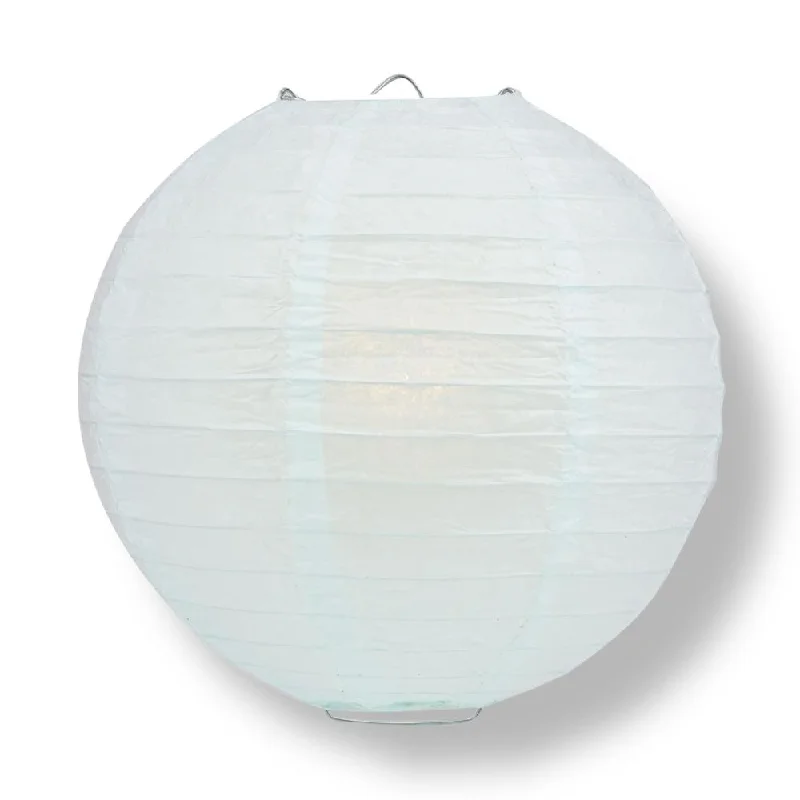 BLOWOUT 36" Arctic Spa Blue Jumbo Round Paper Lantern, Even Ribbing, Chinese Hanging Wedding & Party Decoration BLOWOUT 36" Arctic Spa Blue Jumbo Round Paper Lantern, Even Ribbing, Chinese Hanging Wedding & Party Decoration