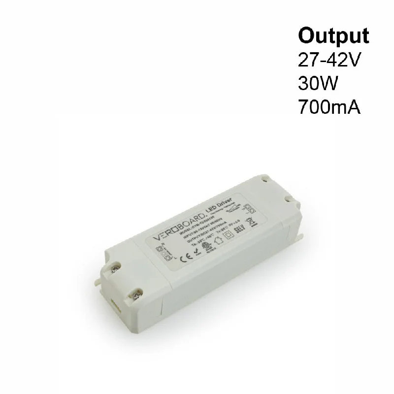 OTM-TD203100-700-30 Constant Current LED Driver, 700mA 27-42V 30W Dimmable