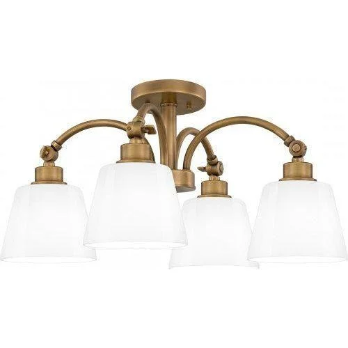 Track lighting with a chunky, bold designIota 4-Light Semi Flush Mount
