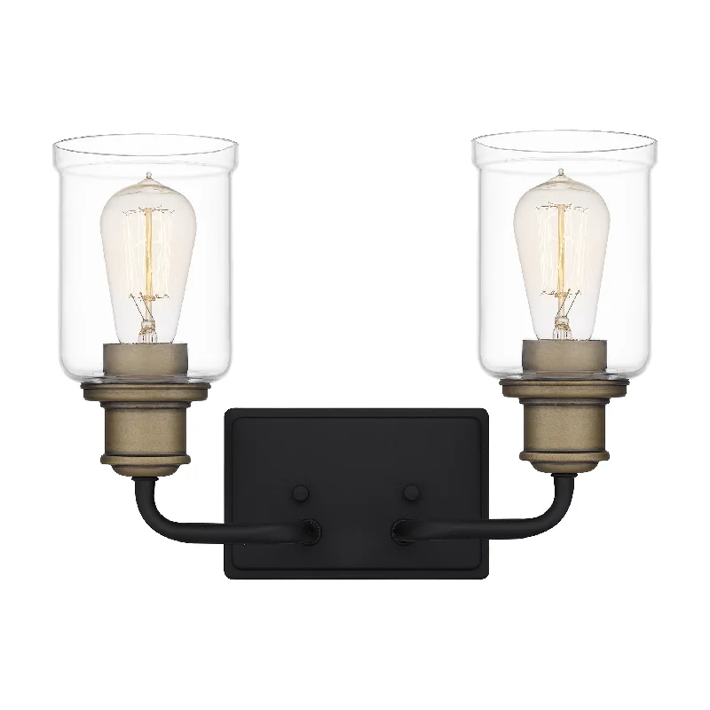 Contemporary track lighting in black finishCox Vanity Light