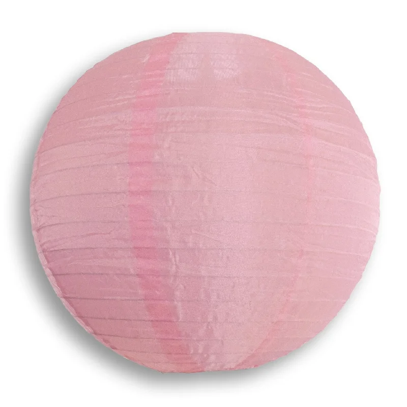 30" Pink Jumbo Shimmering Nylon Lantern, Even Ribbing, Durable, Dry Outdoor Hanging Decoration 30" Pink Jumbo Shimmering Nylon Lantern, Even Ribbing, Durable, Dry Outdoor Hanging Decoration