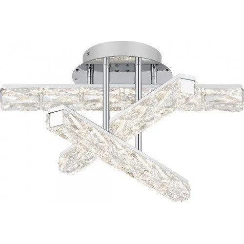 Track lighting with a long - lasting lifespanComet LED Semi Flush Mount