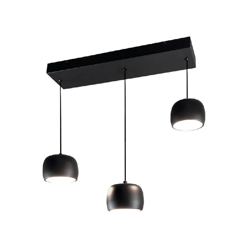 Track lighting for highlighting bookcasesOnyx LED 3-Light Pendant