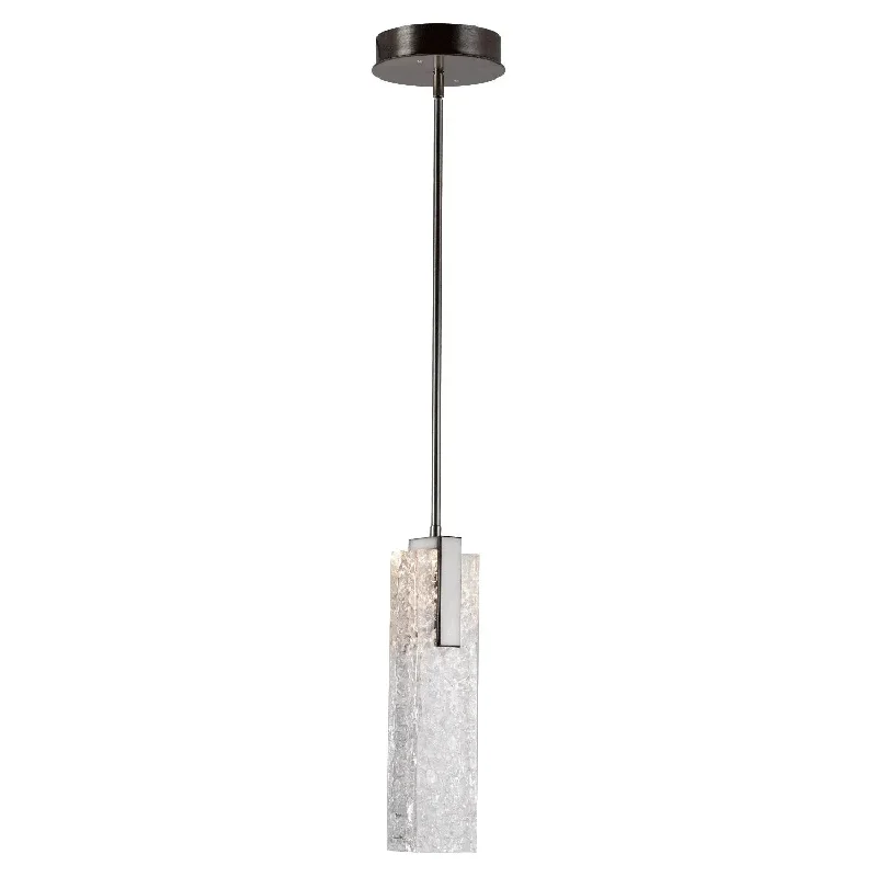 Modern track lighting with LED bulbsGlacier Pendant