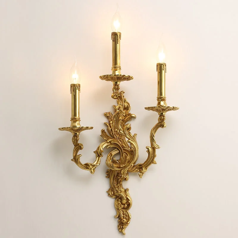 sconce french palace handcrafted wall lamp | Candle