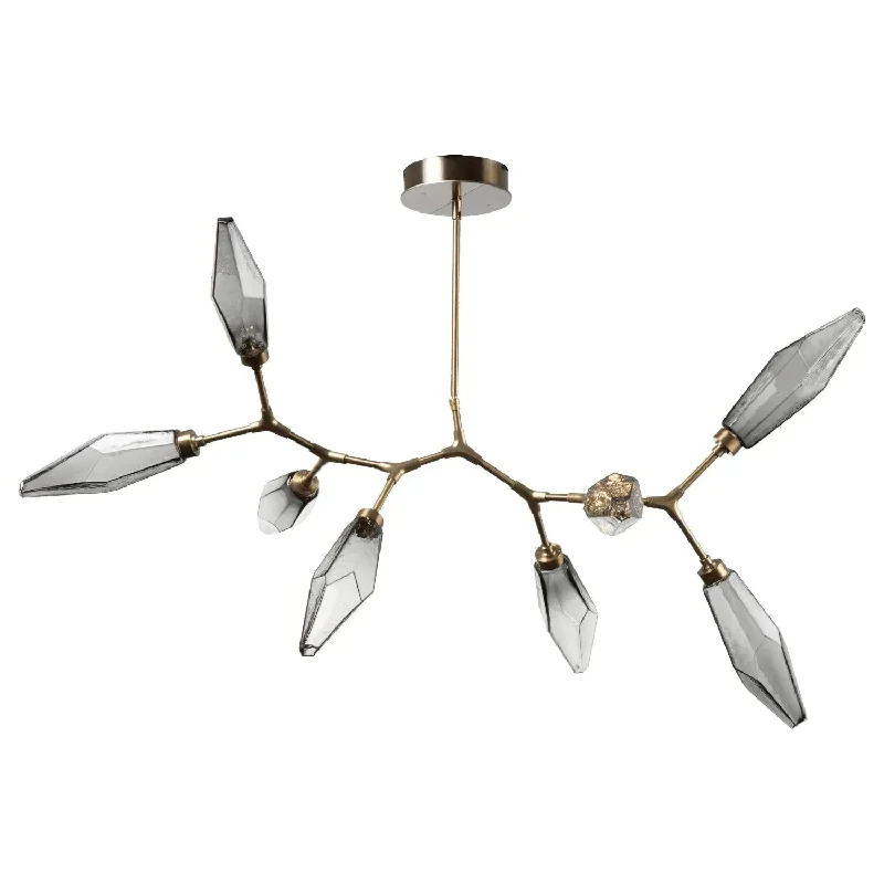 Industrial - style track lighting for loftsRock Crystal Modern Branch, 8 PC
