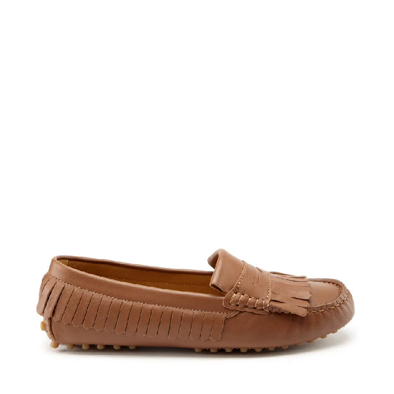 Child - Friendly Women's Loafers in Purple for Moms on the GoWomen's Fringed Driving Loafers, light tan leather Child - Friendly Women's Loafers in Purple for Moms on the GoWomen's Fringed Driving Loafers, light tan leather
