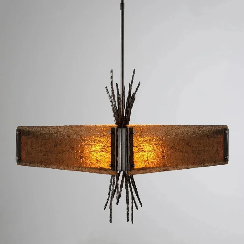 Track lighting for museums and galleriesIronwood Square Chandelier, 24-Inch
