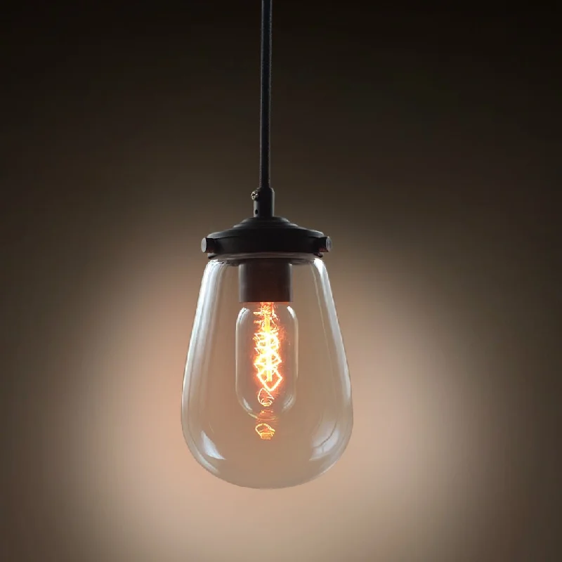 Dimmable Industrial Lighting for Ambiance ControlGlobe 1 Light Clear Glass Pendant Light Dimmable Industrial Lighting for Ambiance ControlGlobe 1 Light Clear Glass Pendant Light