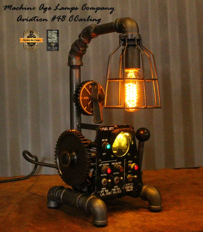 Aviation / Vintage Aircraft Fuel Control Panel / lighted / Flashing Indicators and Controls / #cc48 - SOLD Aviation / Vintage Aircraft Fuel Control Panel / lighted / Flashing Indicators and Controls / #cc48 - SOLD