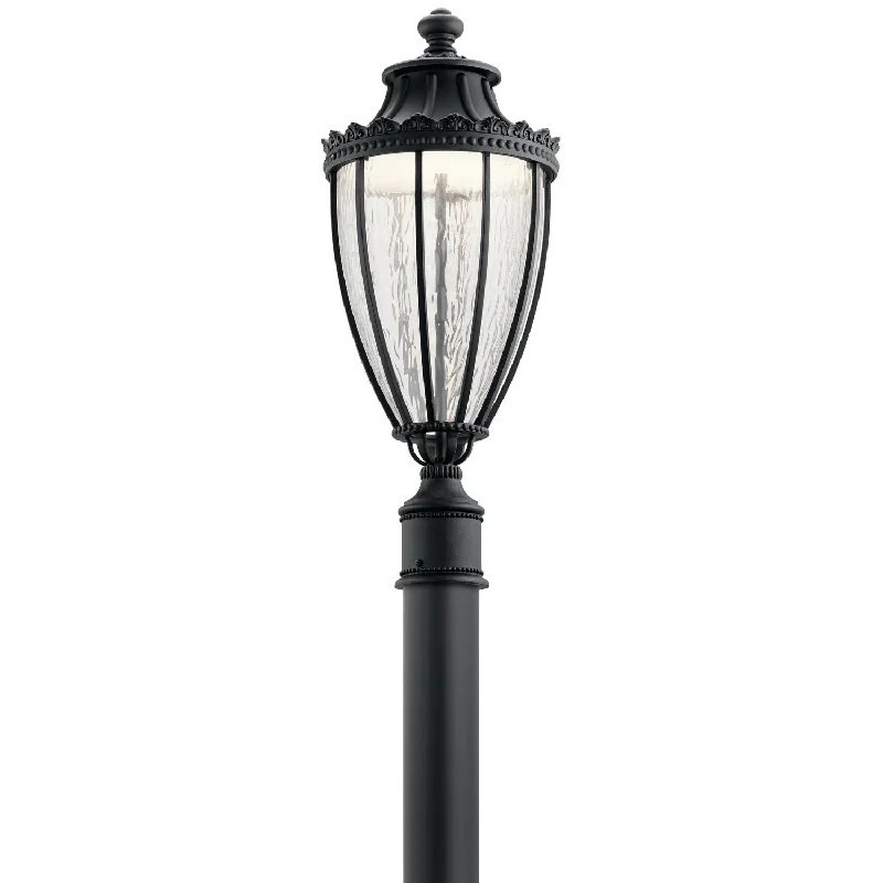 Contemporary track lighting in black finishWakefield Outdoor Post Mount Lantern