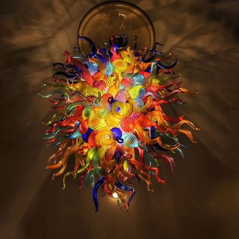 Vintage Colored Chandeliers Gorgeous Hand Blown Glass Lustres Luxury LED Chandelier Vintage Colored Chandeliers Gorgeous Hand Blown Glass Lustres Luxury LED Chandelier