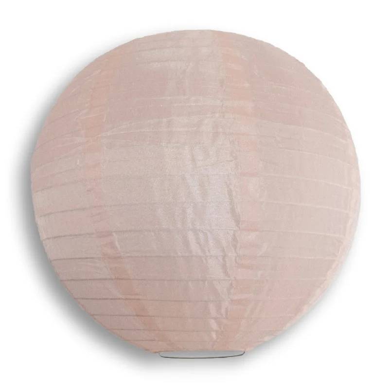 36" Rose Quartz Pink Jumbo Shimmering Nylon Lantern, Even Ribbing, Durable, Dry Outdoor Hanging Decoration 36" Rose Quartz Pink Jumbo Shimmering Nylon Lantern, Even Ribbing, Durable, Dry Outdoor Hanging Decoration