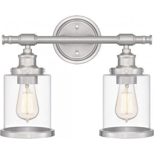 Track lighting with a chunky, bold designDixie 2-Light Bath Light