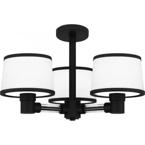 Track lighting for high - ceiling spacesKylen 3-Light Semi Flush Mount