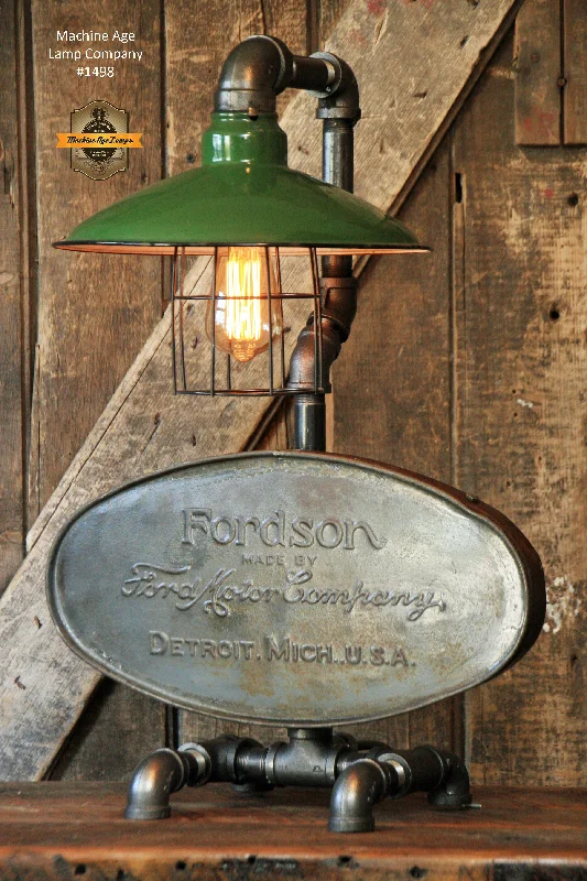 Steampunk Industrial Lamp / Farm / Tractor / Antique Fordson Tank / #1498 - SOLD Steampunk Industrial Lamp / Farm / Tractor / Antique Fordson Tank / #1498 - SOLD