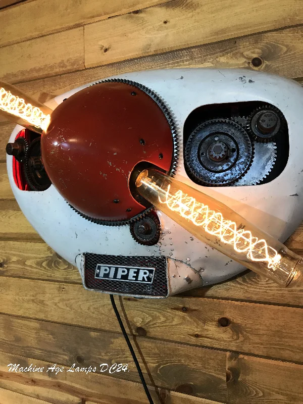 Steampunk / Vintage Piper Tri-Pacer wall lamp / Sconce / Aviation / Airplane / #dc24 sold Steampunk / Vintage Piper Tri-Pacer wall lamp / Sconce / Aviation / Airplane / #dc24 sold
