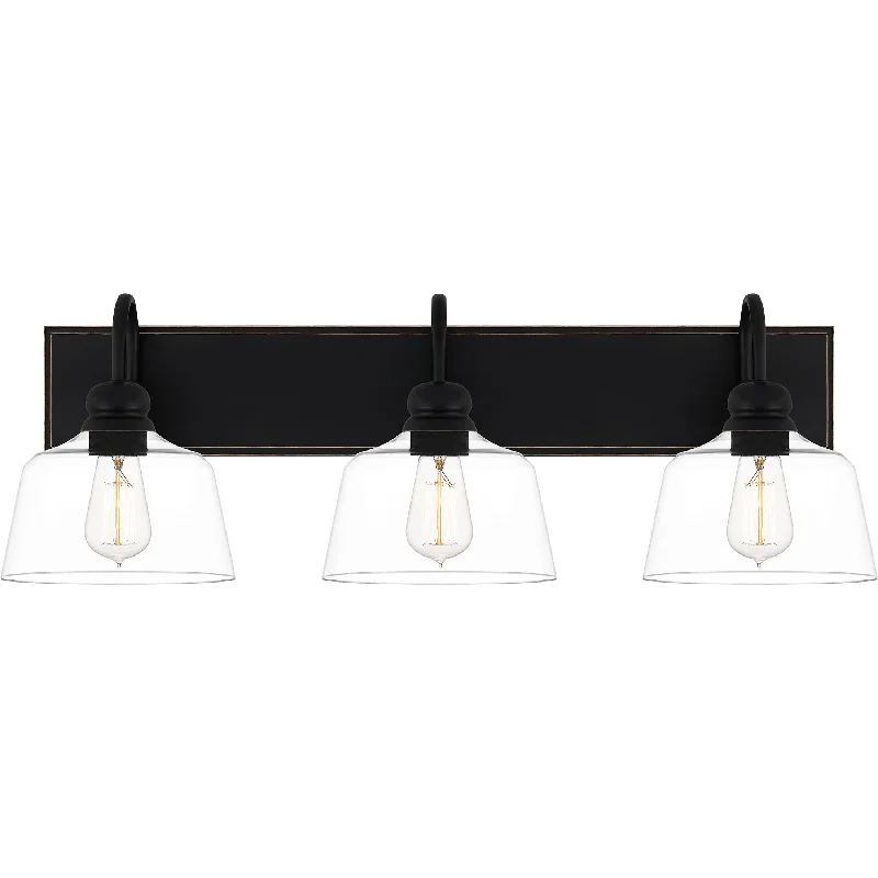 Track lighting with colored glass accentsBlanton Vanity Light