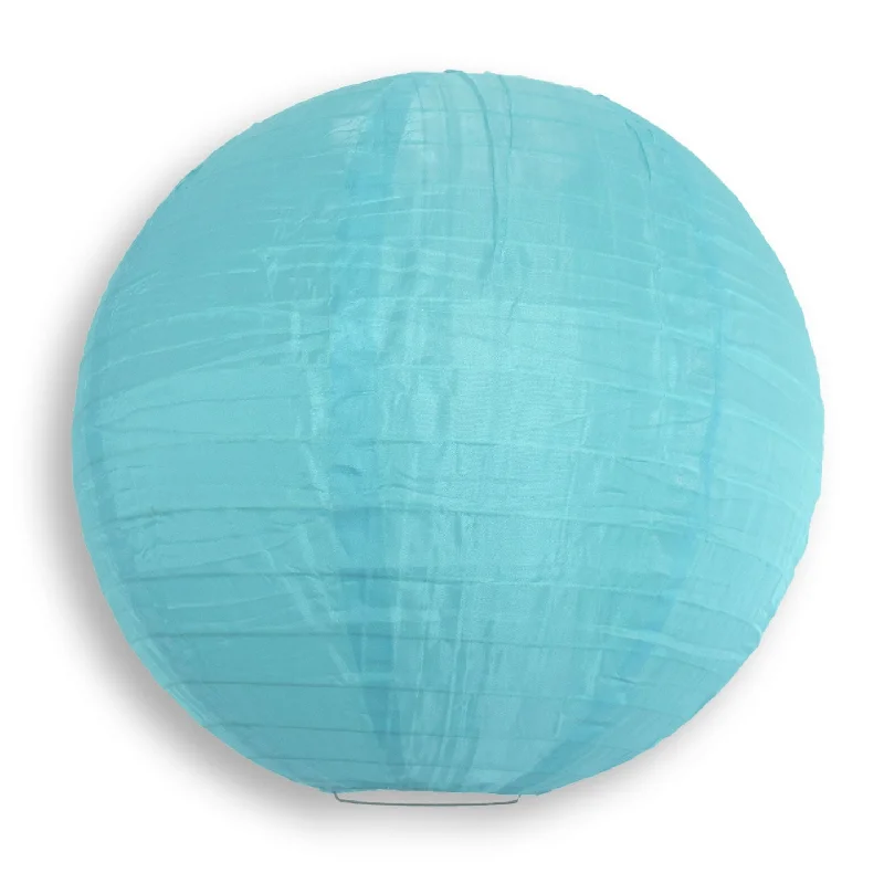 30" Baby Blue Jumbo Shimmering Nylon Lantern, Even Ribbing, Durable, Dry Outdoor Hanging Decoration 30" Baby Blue Jumbo Shimmering Nylon Lantern, Even Ribbing, Durable, Dry Outdoor Hanging Decoration