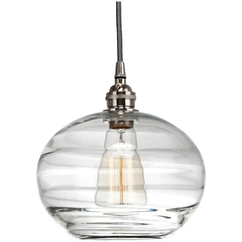 Track lighting with clear glass shadesCoppa Pendant