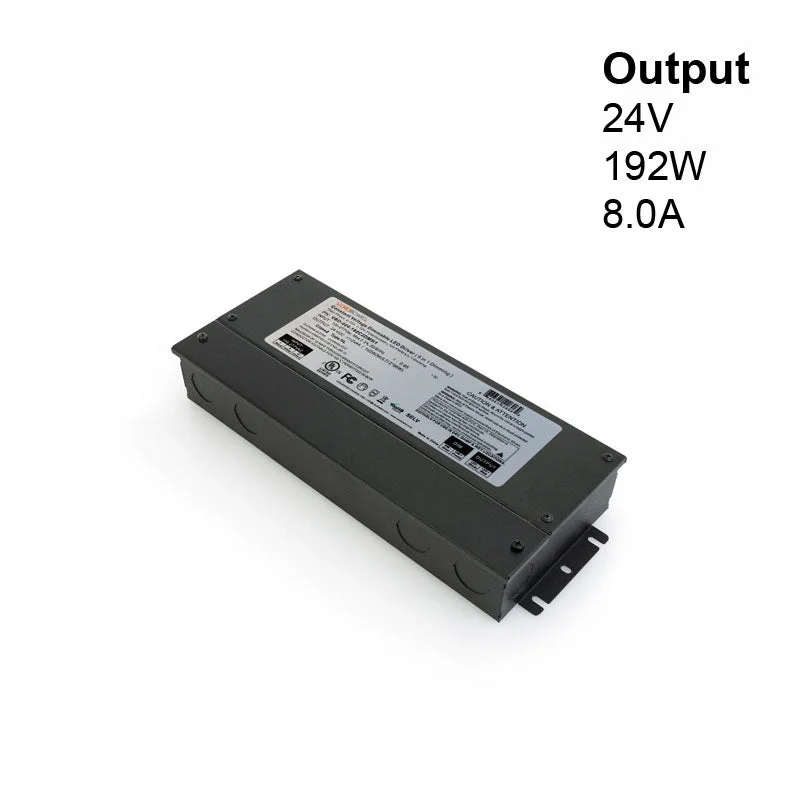 VBD-024-192C2DM5i1(Class2 2x96w) 5 in 1 Dimming Triac/Phase/MLV/ELV/0-10V/Potentiometer/10V PWM LED Driver, 24V 192W VBD-024-192C2DM5i1(Class2 2x96w) 5 in 1 Dimming Triac/Phase/MLV/ELV/0-10V/Potentiometer/10V PWM LED Driver, 24V 192W