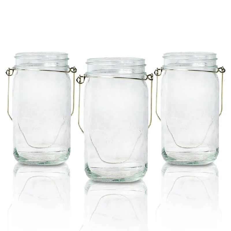 BLOWOUT 6-Pack Mason Jars with Handle for DIY Crafts, 16oz / 32oz - Various Colors and Sizes Available BLOWOUT 6-Pack Mason Jars with Handle for DIY Crafts, 16oz / 32oz - Various Colors and Sizes Available