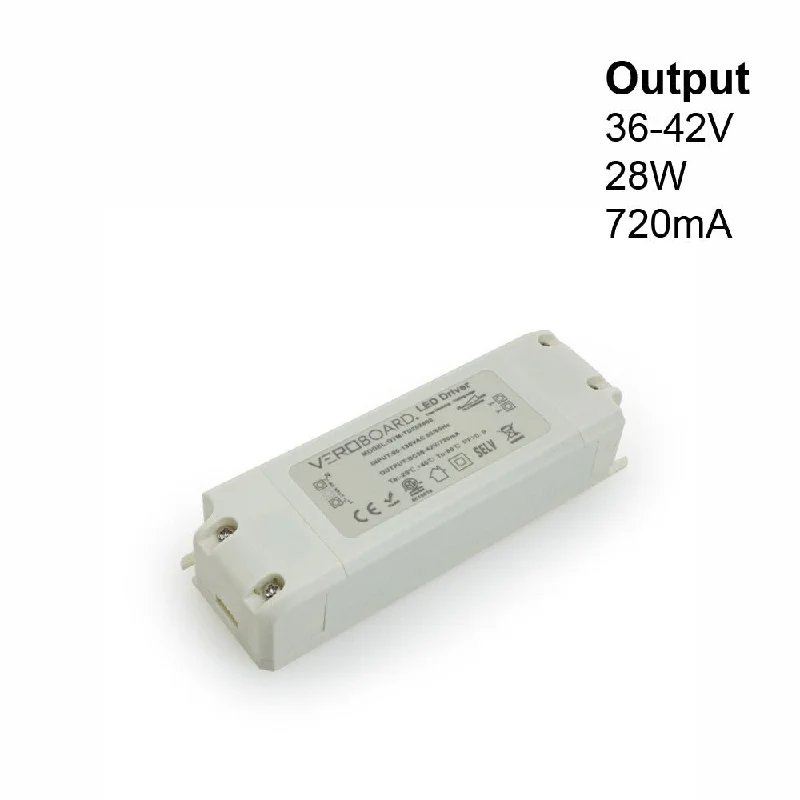 OTM-TD202800-720-28 Constant Current LED Driver, 720mA 36-42V 28W Dimmable