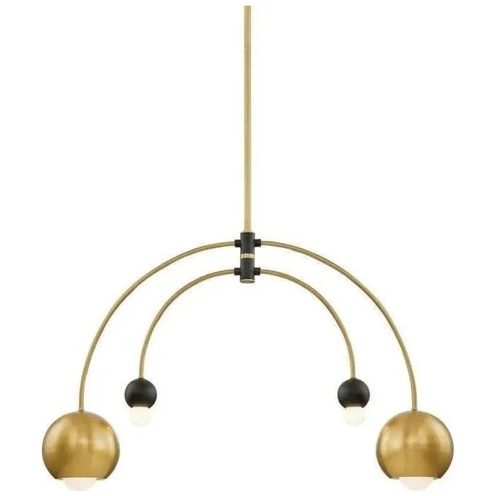 Contemporary track lighting in black finishWillow Chandelier