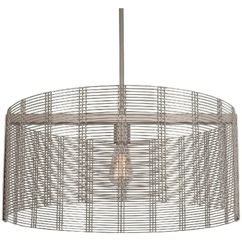 Track lighting with multiple heads for flexibilityDowntown Mesh Drum, 24-Inch