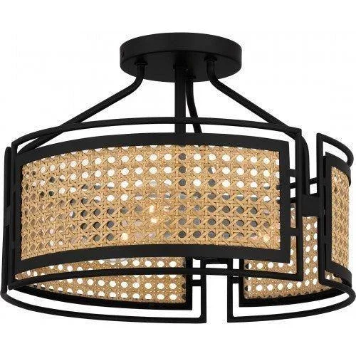 Track lighting for adding a touch of elegancePriya 3-Light Semi Flush Mount
