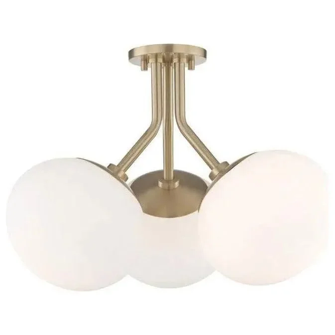 Track lighting with swivel heads for precise aimingEstee Semi Flush Mount