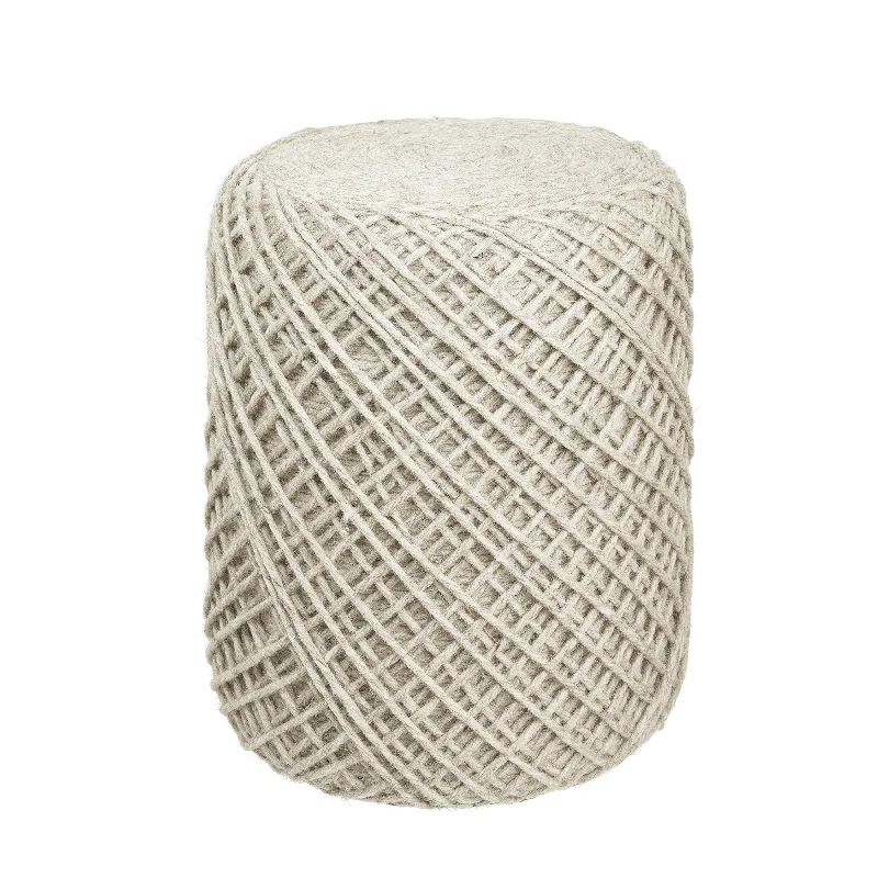 Bale Wool Pouffe