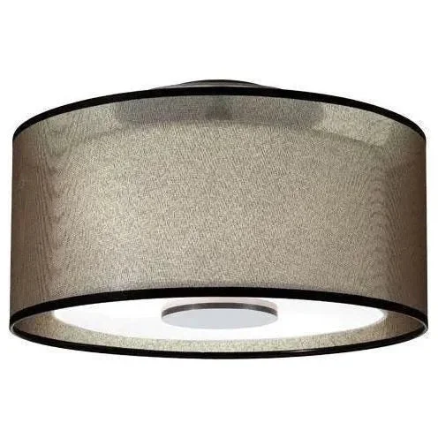 Track lighting with frosted glass shadesSaturnia Flushmount