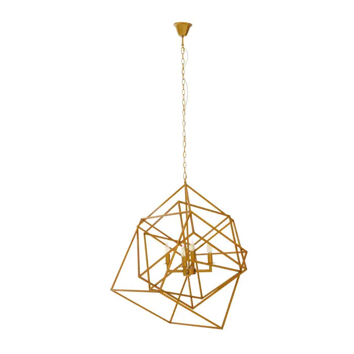 Track lighting for adding a touch of eleganceKington 4/6 Bulb Pendant Light Brass Finish