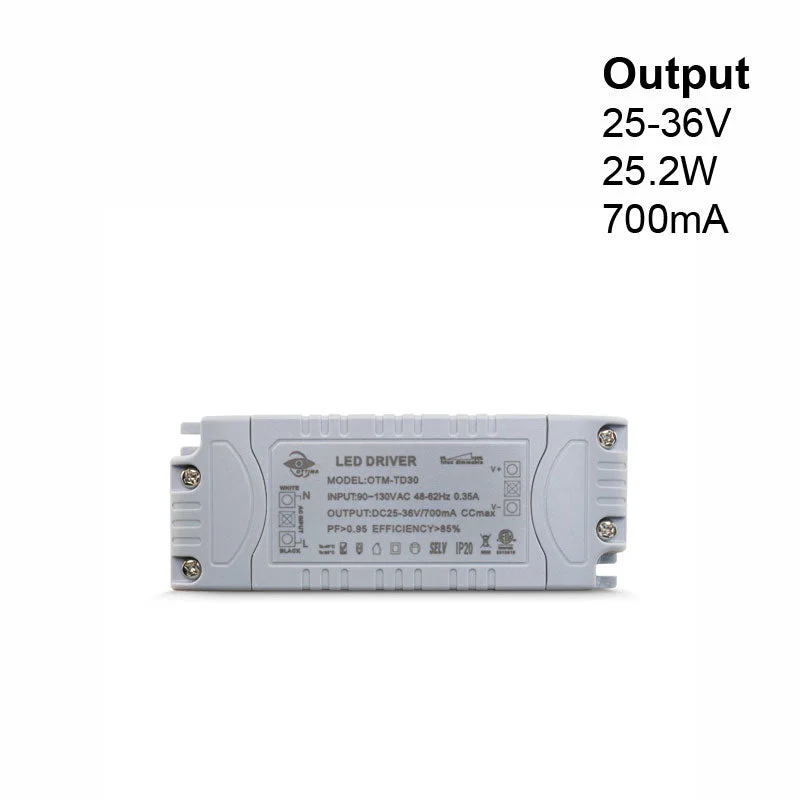 OTTIMA OTM-TD30 Constant Current LED Driver, 700mA 25-36V 25W