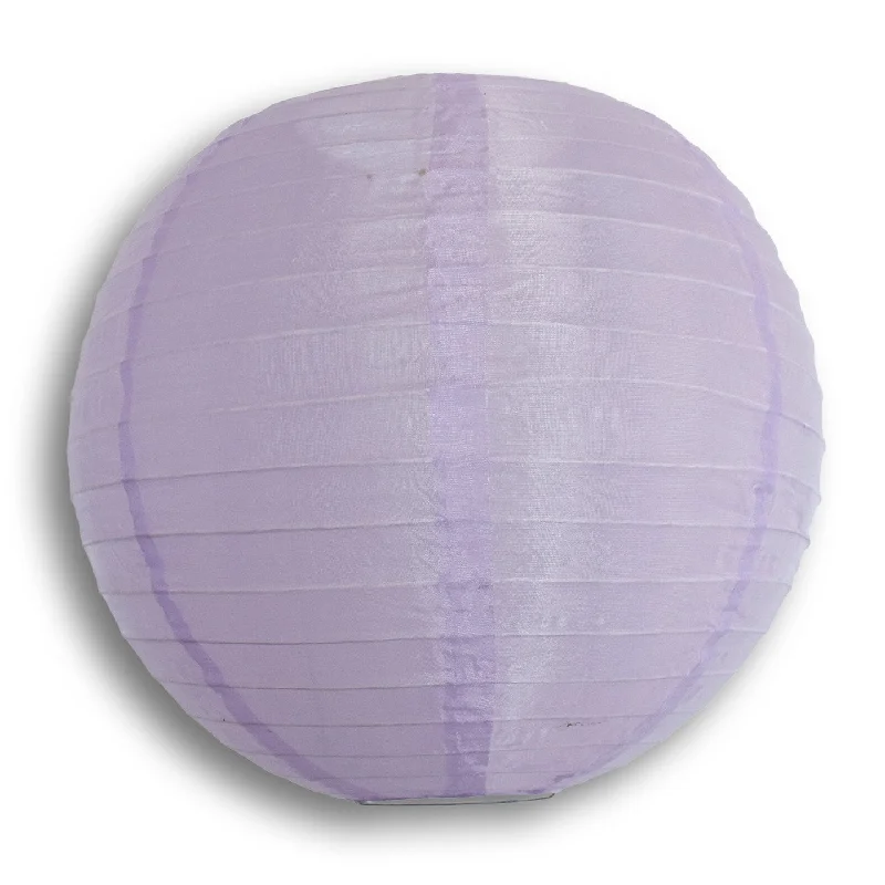 BLOWOUT 30" Light Purple Jumbo Shimmering Nylon Lantern, Even Ribbing, Durable, Dry Outdoor Hanging Decoration BLOWOUT 30" Light Purple Jumbo Shimmering Nylon Lantern, Even Ribbing, Durable, Dry Outdoor Hanging Decoration