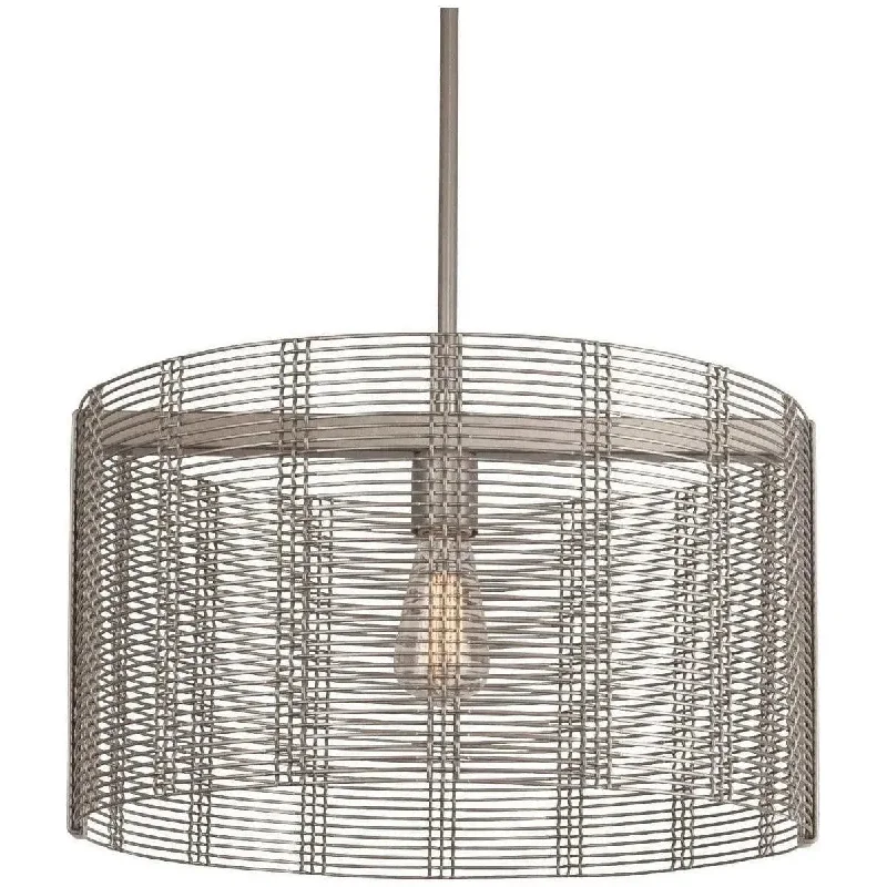 Track lighting for accentuating artworksDowntown Mesh Drum, 19-Inch