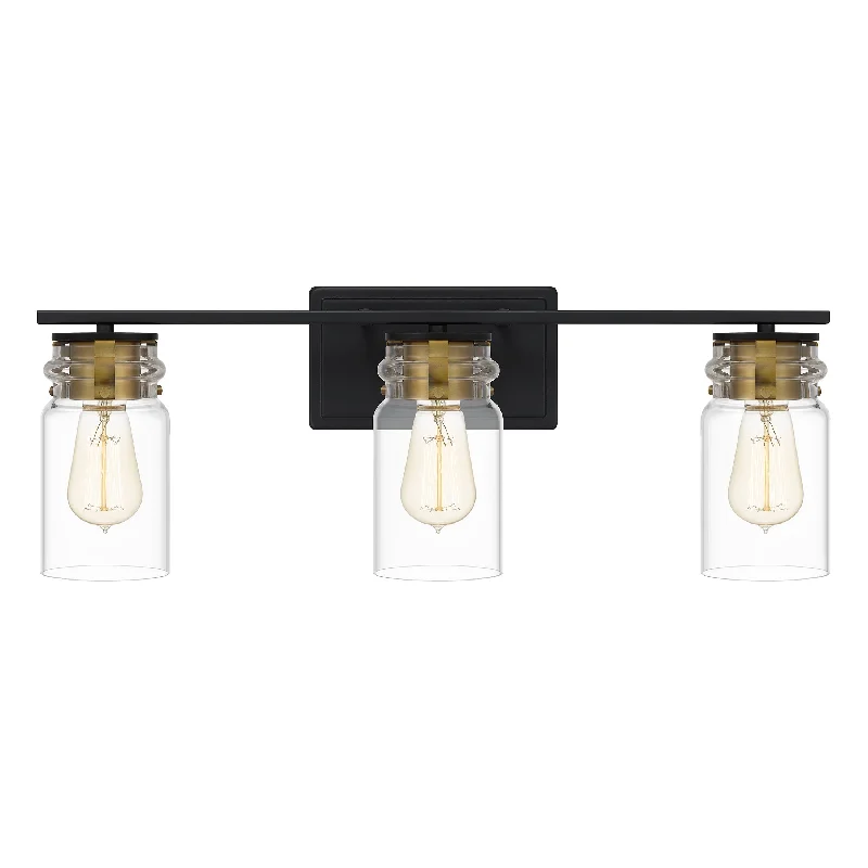 Track lighting with a decorative track designKeesey Vanity Light