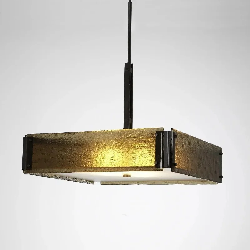 Adjustable track lighting for living roomsUrban Loft Square Chandelier, 24-Inch