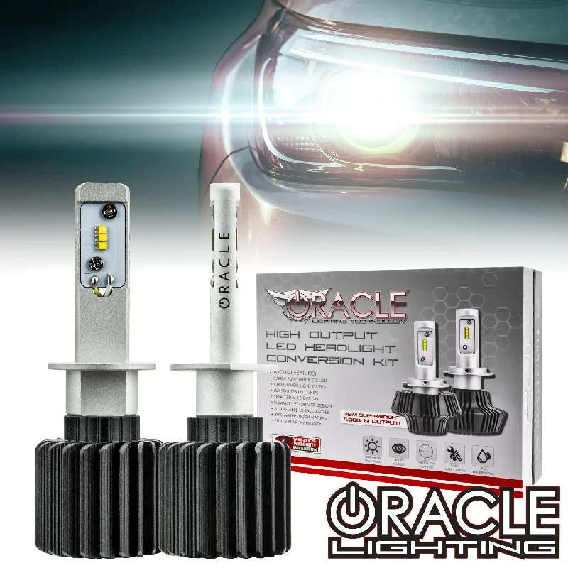 ORACLE Lighting H1 - 4,000+ Lumen LED Light Bulb Conversion Kit High/Low Beam (Non-Projector) ORACLE Lighting H1 - 4,000+ Lumen LED Light Bulb Conversion Kit High/Low Beam (Non-Projector)