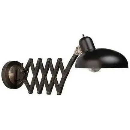 Contemporary track lighting in black finishBruno Wall Swinger
